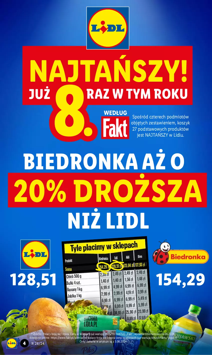 Gazetka promocyjna Lidl - GAZETKA - ważna 11.07 do 13.07.2024 - strona 4 - produkty: Fa, Kosz