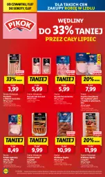 Gazetka promocyjna Lidl - GAZETKA - Gazetka - ważna od 13.07 do 13.07.2024 - strona 14 - produkty: Piec, Kurczak, Ser, Parówki, Szynka konserwowa, Szynka, PIKOK, Boczek, Frankfurterki, Kiełbasa, Kiełbasa śląska