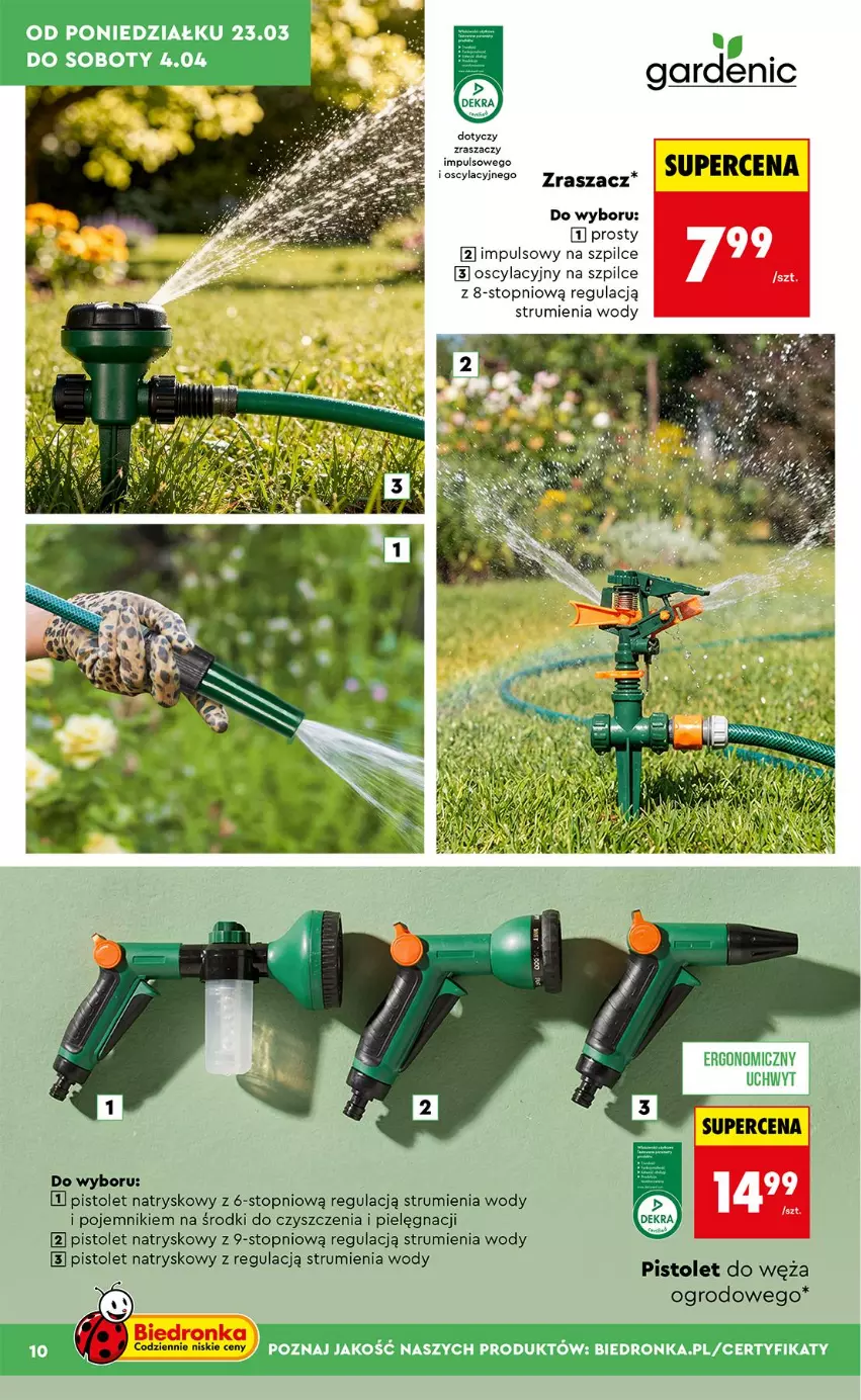 Gazetka promocyjna Biedronka - Gazetka - ważna 23.03 do 30.03.2026 - strona 10 - produkty: Fa, Pistolet, Pojemnik, Rum, Top