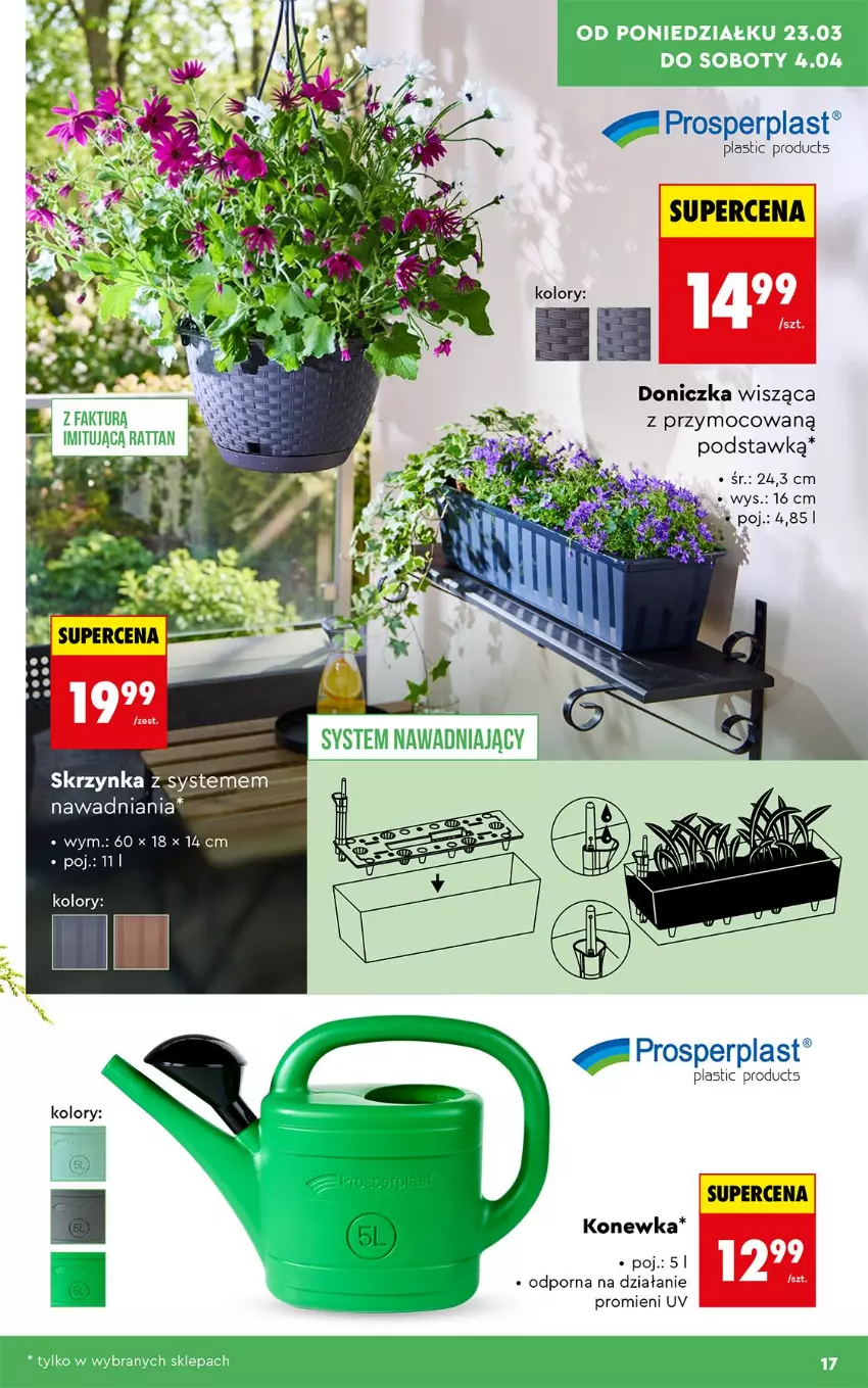 Gazetka promocyjna Biedronka - Gazetka - ważna 23.03 do 30.03.2026 - strona 17 - produkty: Konewka, Por