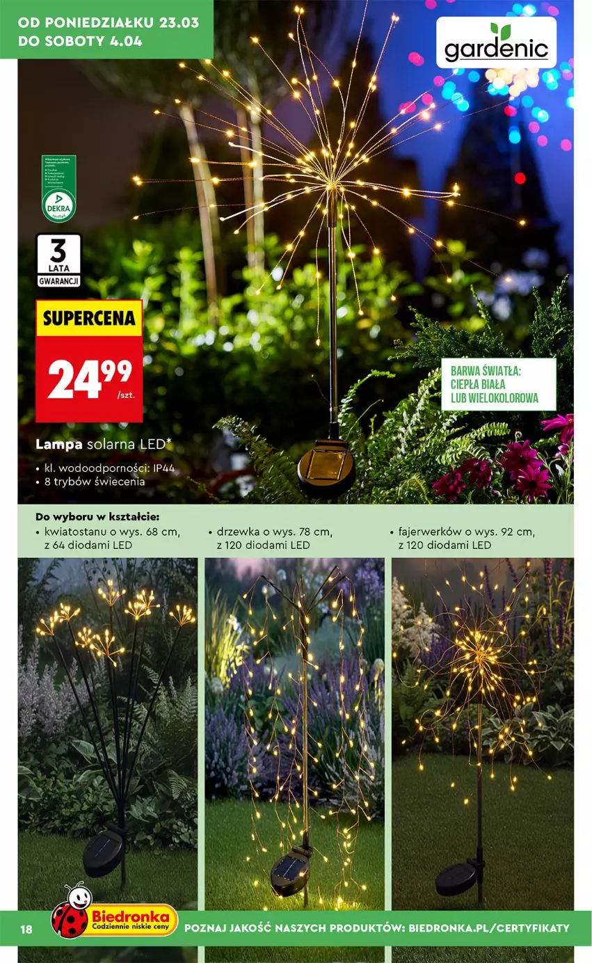 Gazetka promocyjna Biedronka - Gazetka - ważna 23.03 do 30.03.2026 - strona 18 - produkty: Fa, Lampa