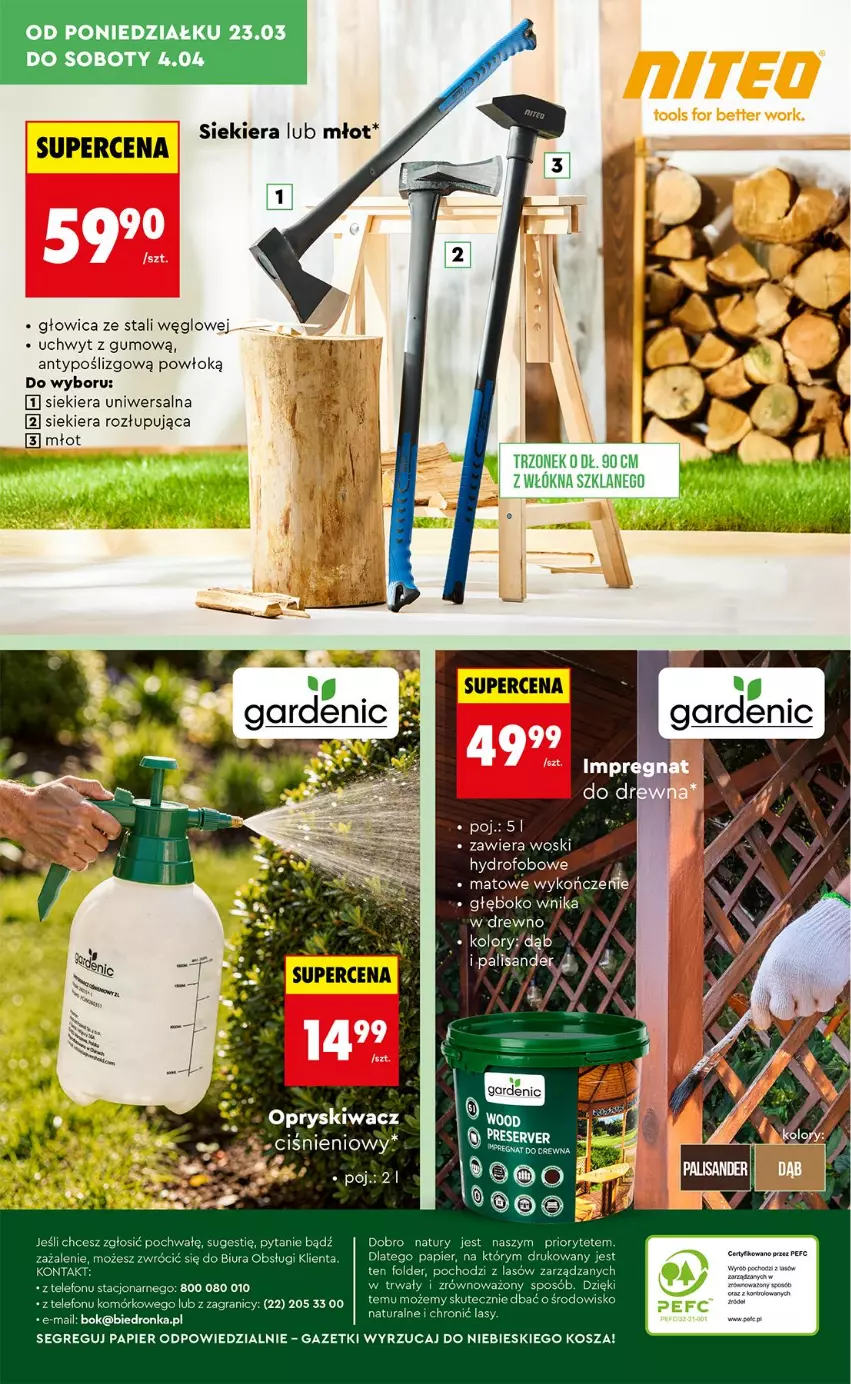 Gazetka promocyjna Biedronka - Gazetka - ważna 23.03 do 30.03.2026 - strona 28 - produkty: Gra, Kosz, Liczi, Mars, Młot, Papier, Telefon