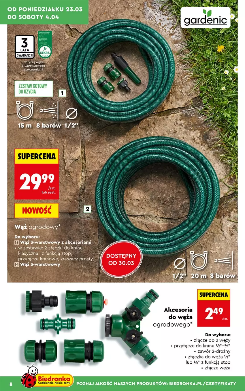 Gazetka promocyjna Biedronka - Gazetka - ważna 23.03 do 30.03.2026 - strona 8 - produkty: Fa, Gra, Top