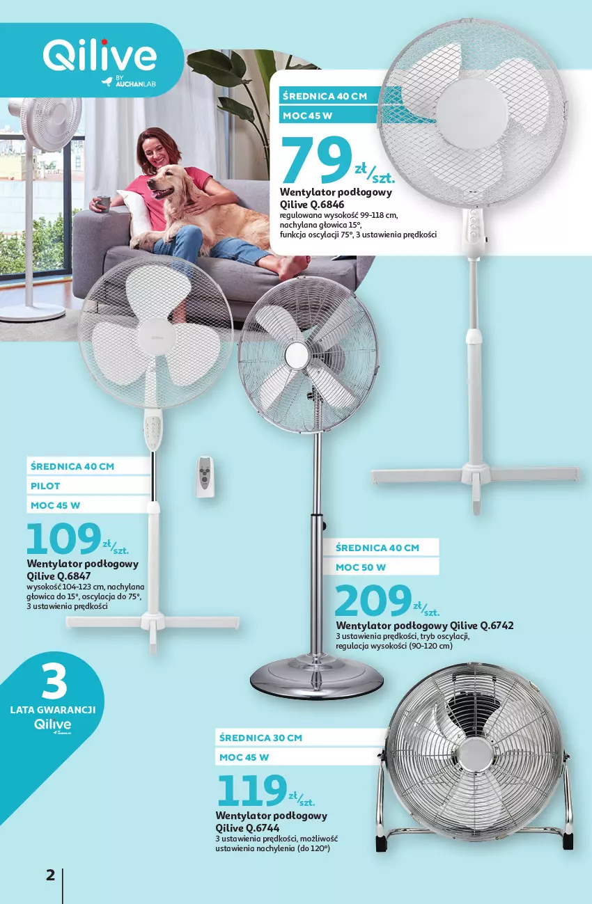 Gazetka promocyjna Auchan - Wentylatory Hipermarket - ważna 05.06 do 18.06.2025 - strona 2 - produkty: LANA, Sok