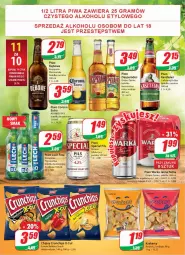 Gazetka promocyjna Dino - Gazetka - Gazetka - ważna od 20.04 do 20.04.2021 - strona 15 - produkty: Piwo, Kasztelan, Chipsy, Warka, Desperados, Carlsberg, Piwo jasne, Crunchips, Lorenz, Krakersy
