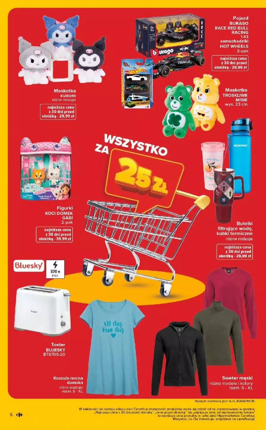 Gazetka promocyjna Carrefour - Gazetka Wyprzedaż na MAXA - ważna 05.01 do 17.01.2026 - strona 6 - produkty: Kosz, Koszula, Koszula nocna, Sweter