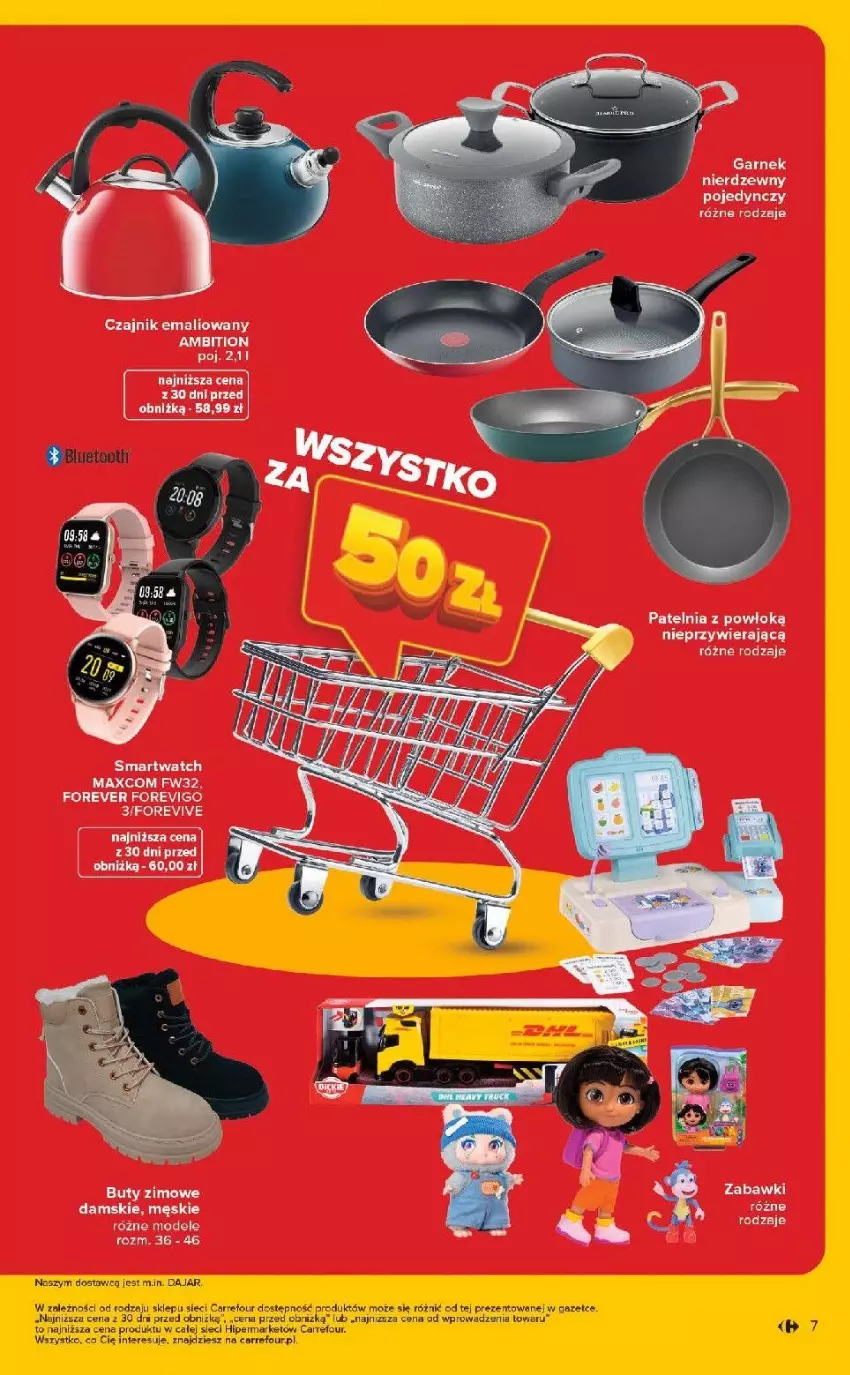 Gazetka promocyjna Carrefour - Gazetka Wyprzedaż na MAXA - ważna 05.01 do 17.01.2026 - strona 7 - produkty: Buty, Buty zimowe