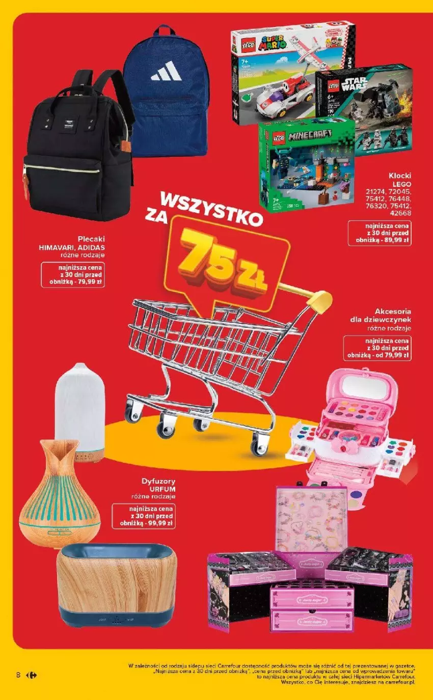 Gazetka promocyjna Carrefour - Gazetka Wyprzedaż na MAXA - ważna 05.01 do 17.01.2026 - strona 8 - produkty: Adidas, Klocki, LEGO