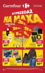 Gazetka promocyjna Carrefour - Gazetka Wyprzedaż na MAXA - Gazetka - ważna od 17.01 do 17.01.2026 - strona 1 - produkty: Opaska, Chodzik, Kurtka, Dada, Hot Wheels