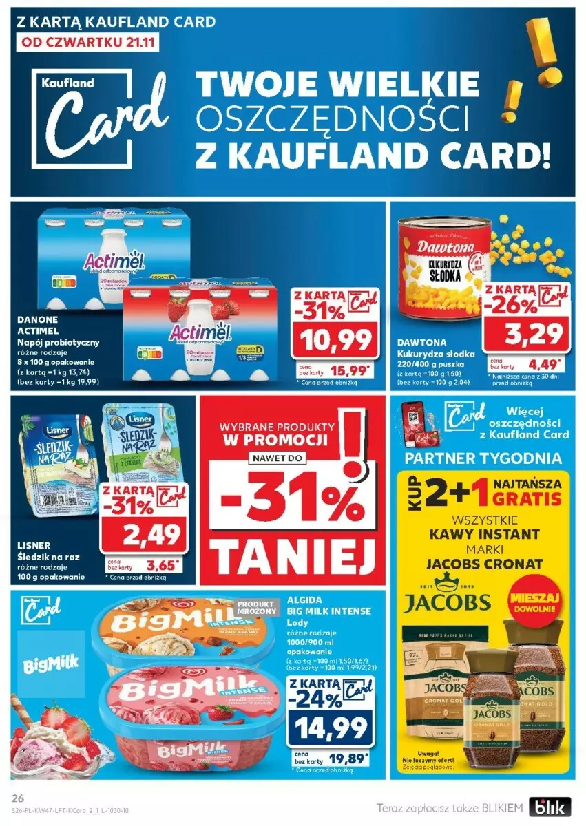 Gazetka promocyjna Kaufland - ważna 21.11 do 27.11.2024 - strona 19 - produkty: Danone, Lisner