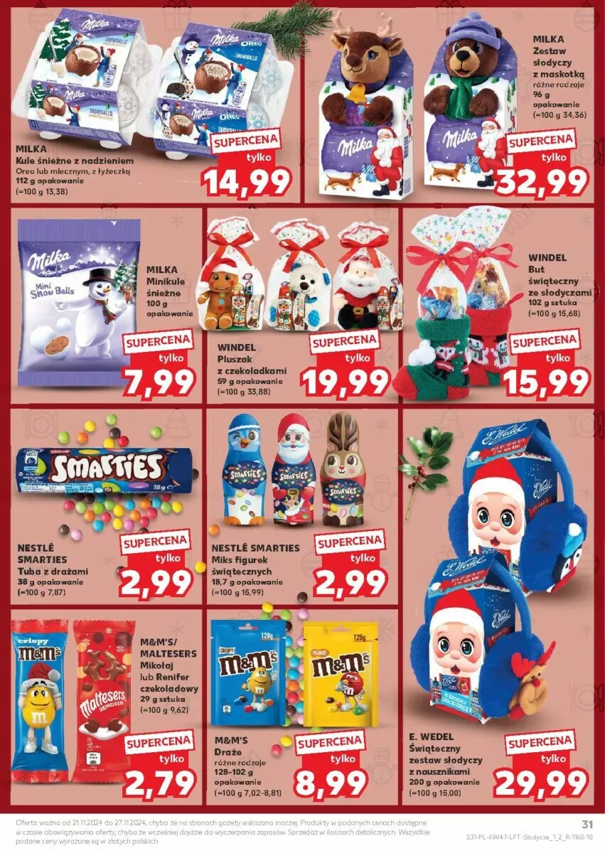 Gazetka promocyjna Kaufland - ważna 21.11 do 27.11.2024 - strona 25 - produkty: E. Wedel, Milka, Oreo, Pluszak, Renifer, Ser