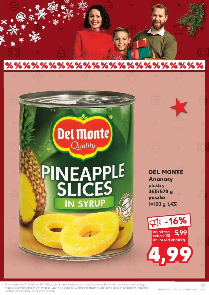 Gazetka promocyjna Kaufland - ważna 21.11 do 27.11.2024 - strona 31 - produkty: Ananas, Monte