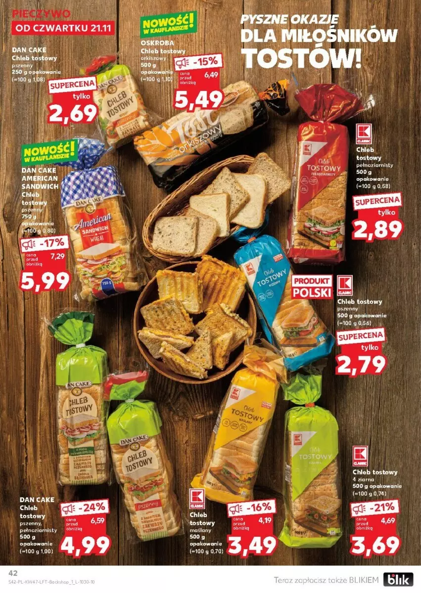 Gazetka promocyjna Kaufland - ważna 21.11 do 27.11.2024 - strona 37 - produkty: Chleb, Dan Cake, LG