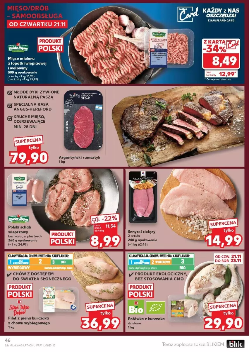 Gazetka promocyjna Kaufland - ważna 21.11 do 27.11.2024 - strona 41 - produkty: Fa, Filet z piersi kurczaka, Kurczak, Mięso, Mięso mielone, Mięso mielone z łopatki wieprzowej, Schab wieprzowy