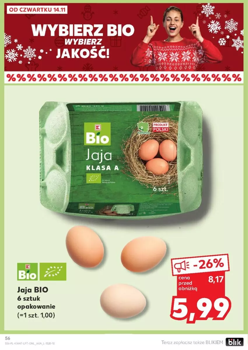 Gazetka promocyjna Kaufland - ważna 21.11 do 27.11.2024 - strona 52 - produkty: Jaja