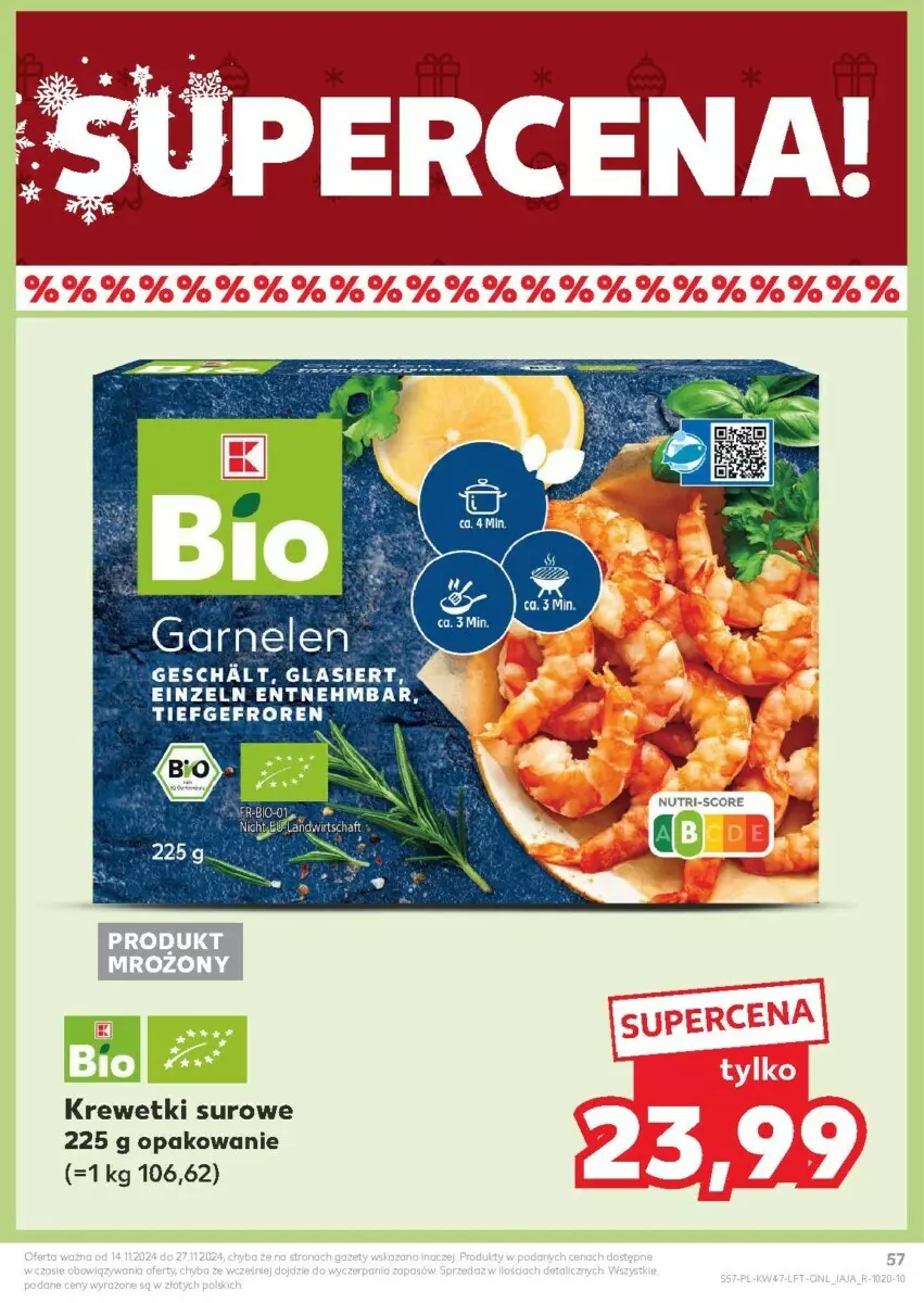 Gazetka promocyjna Kaufland - ważna 21.11 do 27.11.2024 - strona 53 - produkty: Krewetki