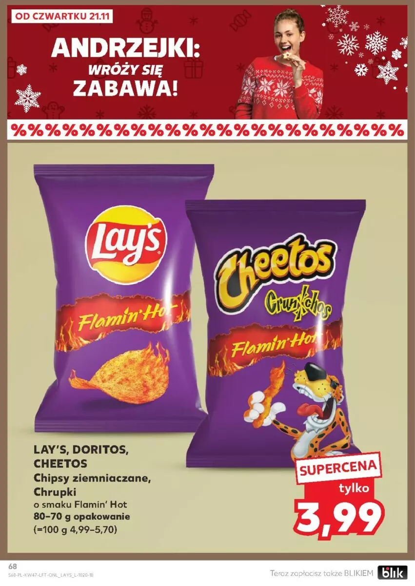 Gazetka promocyjna Kaufland - ważna 21.11 do 27.11.2024 - strona 65 - produkty: Cheetos, Chipsy, Chrupki