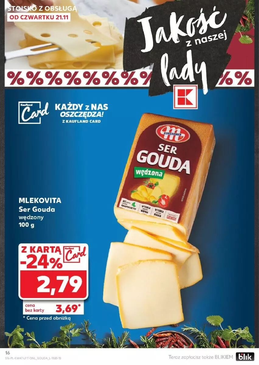 Gazetka promocyjna Kaufland - ważna 21.11 do 27.11.2024 - strona 8 - produkty: Gouda, Ser