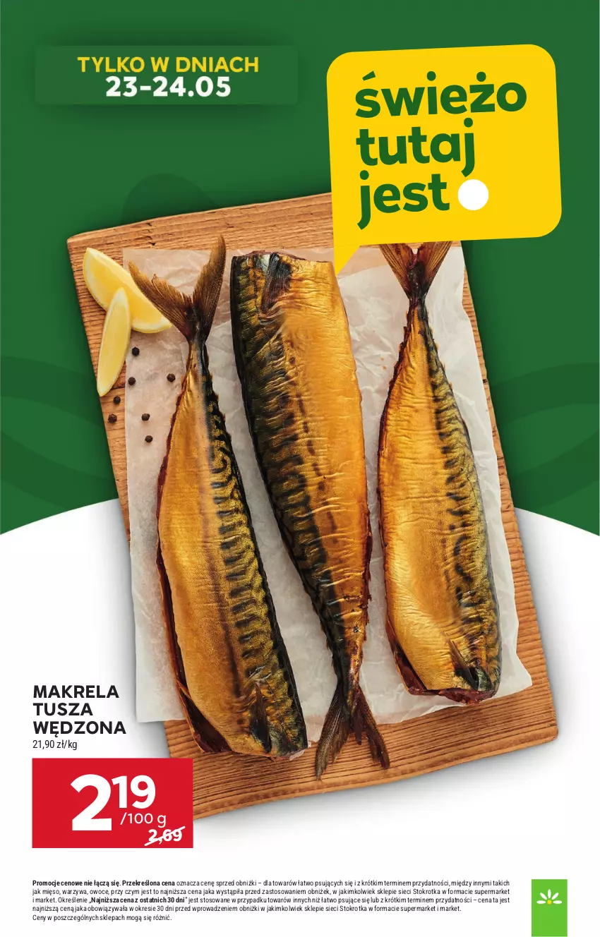 Gazetka promocyjna Stokrotka - Supermarket - ważna 22.05 do 28.05.2025 - strona 20 - produkty: Mięso, Owoce, Tusz, Warzywa