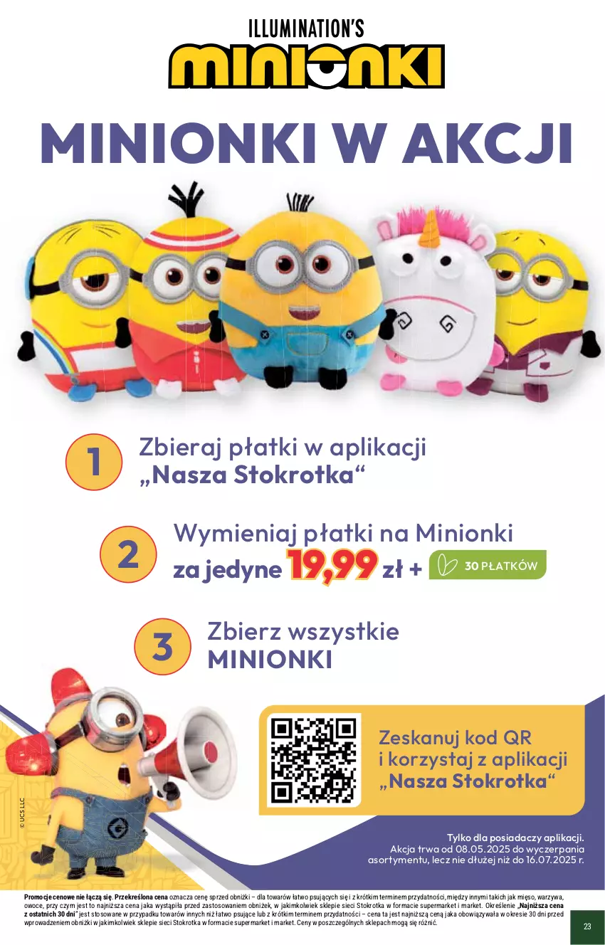 Gazetka promocyjna Stokrotka - Supermarket - ważna 22.05 do 28.05.2025 - strona 33 - produkty: Mięso, Owoce, Warzywa