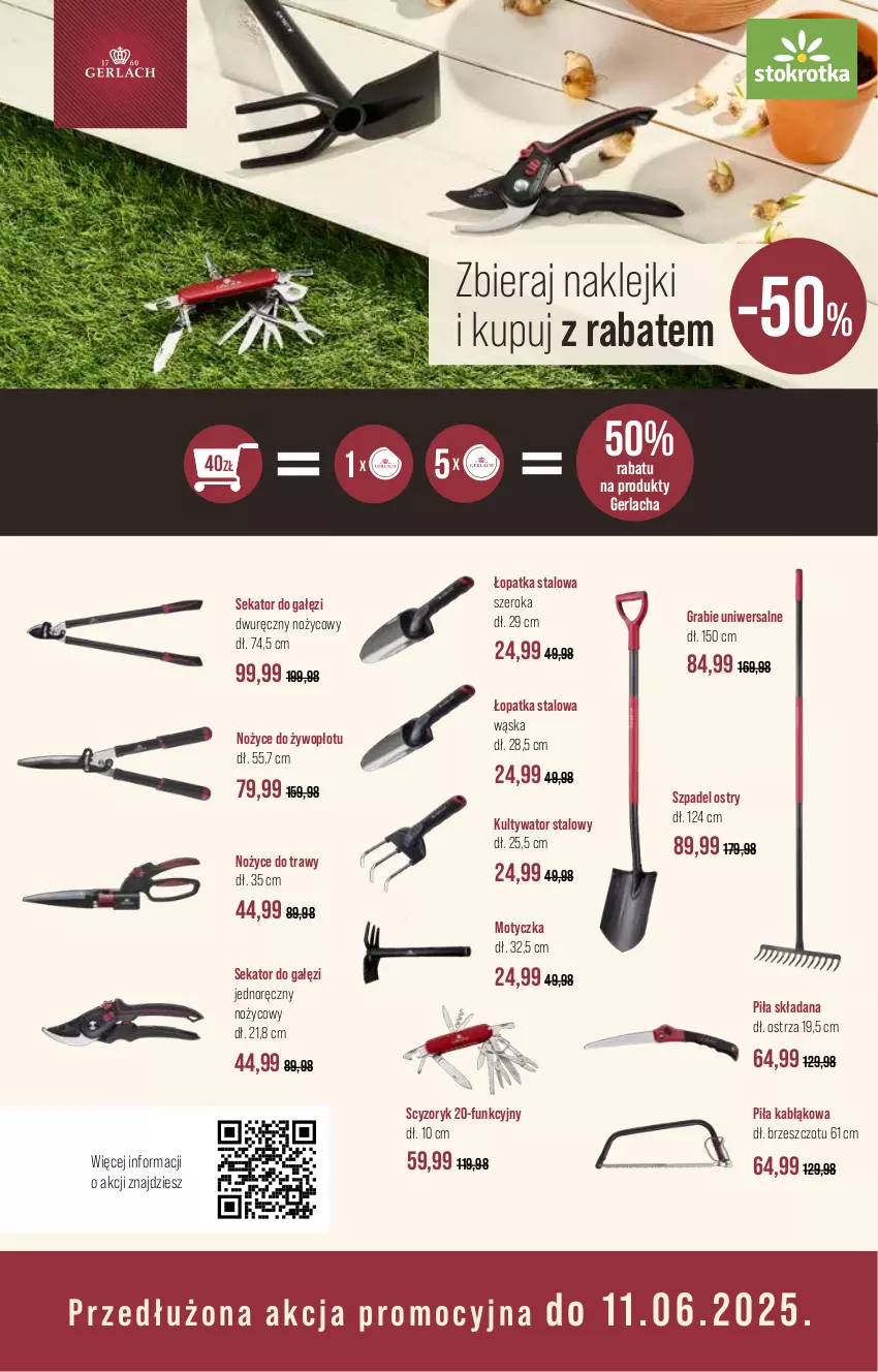 Gazetka promocyjna Stokrotka - Supermarket - ważna 22.05 do 28.05.2025 - strona 40 - produkty: Gra, Klej, Noż, Nożyce, Sekator