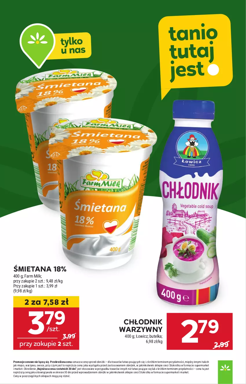 Gazetka promocyjna Stokrotka - Supermarket - ważna 22.05 do 28.05.2025 - strona 6 - produkty: Fa, Farm Milk, Mięso, Owoce, Warzywa