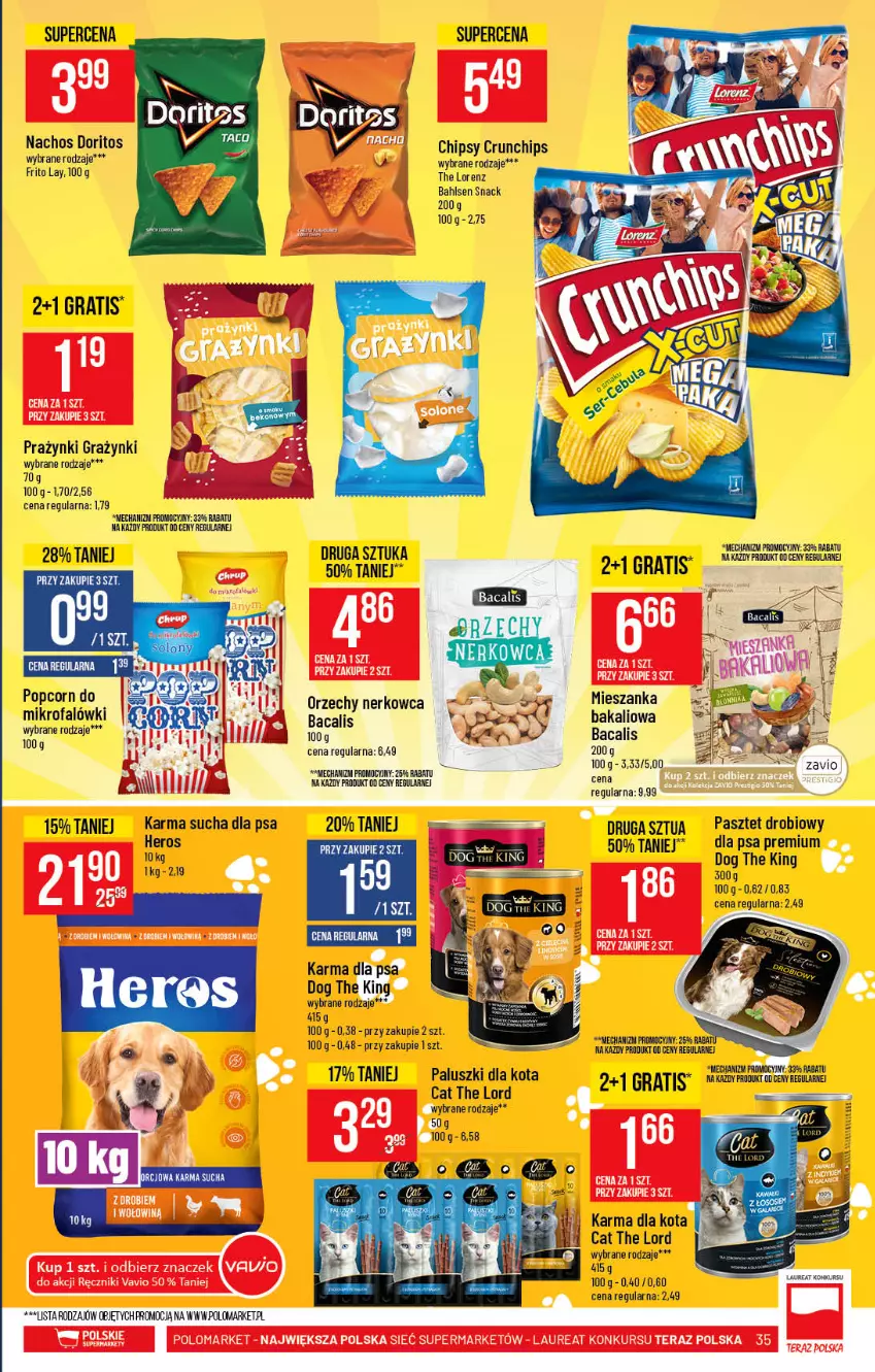 Gazetka promocyjna PoloMarket - Gazetka pomocyjna - ważna 01.09 do 07.09.2021 - strona 35 - produkty: Chipsy, Crunchips, Gra, Laur, Lorenz, Pasztet, Ryż