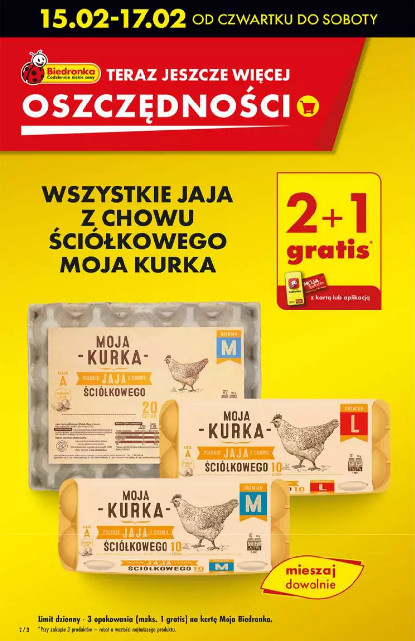 Gazetka promocyjna Biedronka - od Czwartku - ważna 15.02 do 21.02.2024 - strona 2 - produkty: Gra, Jaja