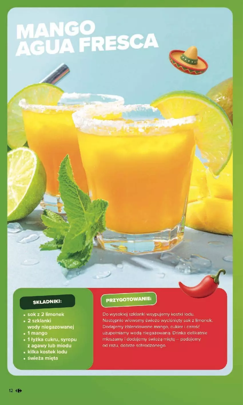 Gazetka promocyjna Carrefour - Gazetka Kuchnia meksykańska w SUMIE przez cały rok - ważna 15.06 do 28.06.2026 - strona 13 - produkty: Cukier, Inka, Lanki, Mango, Sok