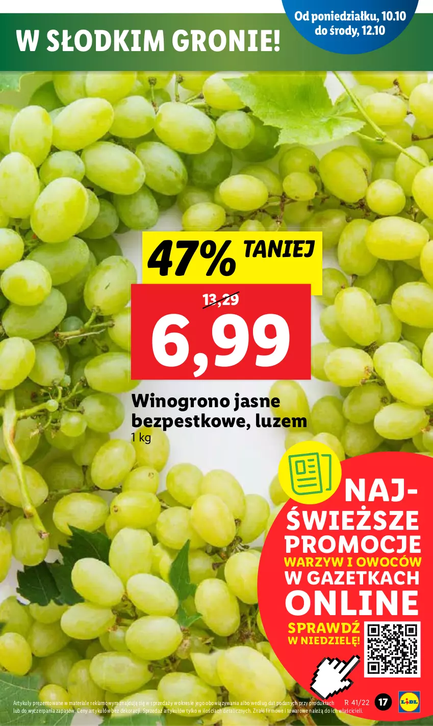 Gazetka promocyjna Lidl - GAZETKA - ważna 10.10 do 12.10.2022 - strona 17 - produkty: Wino