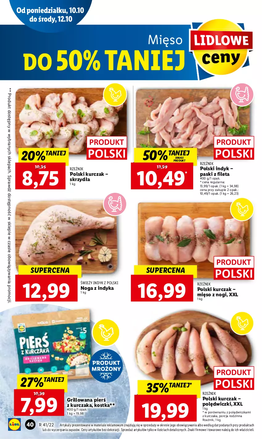 Gazetka promocyjna Lidl - GAZETKA - ważna 10.10 do 12.10.2022 - strona 43 - produkty: Grill, Kurczak, Por