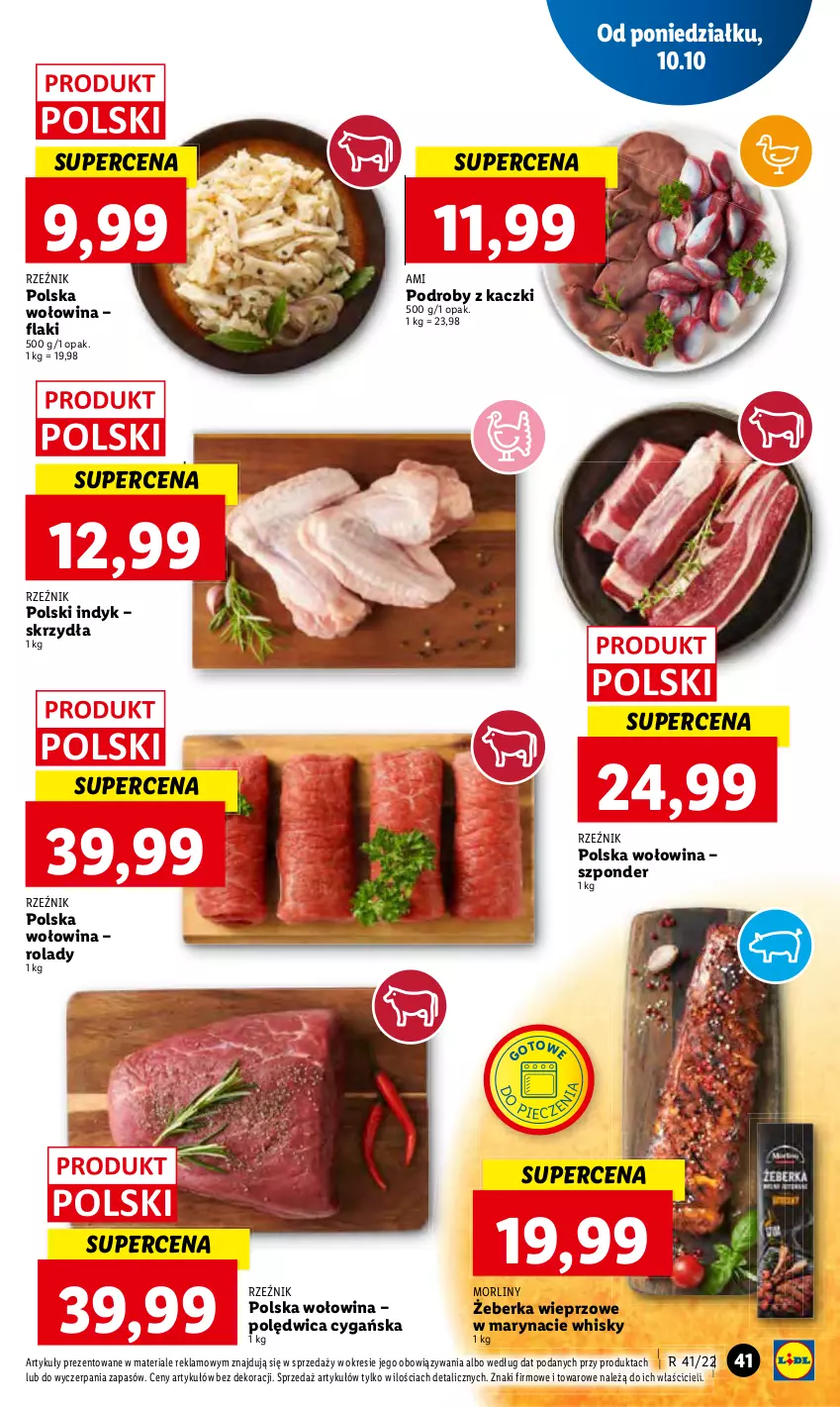 Gazetka promocyjna Lidl - GAZETKA - ważna 10.10 do 12.10.2022 - strona 44 - produkty: Morliny, Wołowina