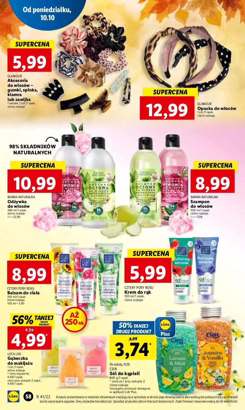 Gazetka promocyjna Lidl - GAZETKA - ważna 10.10 do 12.10.2022 - strona 61 - produkty: Sól, Szampon