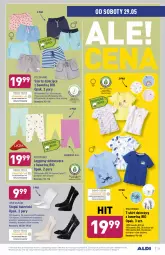 Gazetka promocyjna Aldi - Gazetka - ważna od 29.05 do 29.05.2021 - strona 33 - produkty: Top, Gin, Szorty, Karp, T-shirt, Skarpetki, Wełna, Legginsy, Dzieci, Pocopiano, Control, Fa