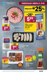 Gazetka promocyjna Aldi - Gazetka - ważna od 29.05 do 29.05.2021 - strona 5 - produkty: Kurczak, Krakus, Kiełbasa krakowska, Chia, Lodówka, Tera, Tarczyński, Morliny, Boczek, Kiełbasa biała, Kabanos, Grill, Kiełbasa, Mięso wieprzowe, Mięso