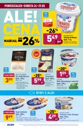 Gazetka promocyjna Aldi - Gazetka - ważna od 29.05 do 29.05.2021 - strona 8 - produkty: Sos, Ser, Twaróg, Mleczna Rzeka, Gorgonzola, Cars, Kawa, Tera, Tuńczyk, Ser pleśniowy, Olej, Kefir