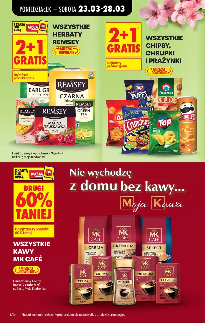 Gazetka promocyjna Biedronka - Od Poniedziałku - ważna 23.03 do 29.03.2026 - strona 18 - produkty: Aksam, Chipsy, Chrupki, Fa, Gra, LG, Por
