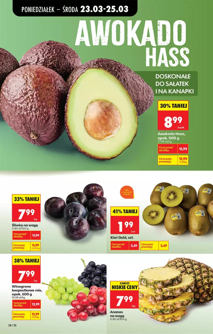 Gazetka promocyjna Biedronka - Od Poniedziałku - ważna 23.03 do 29.03.2026 - strona 34 - produkty: Ananas, Wino