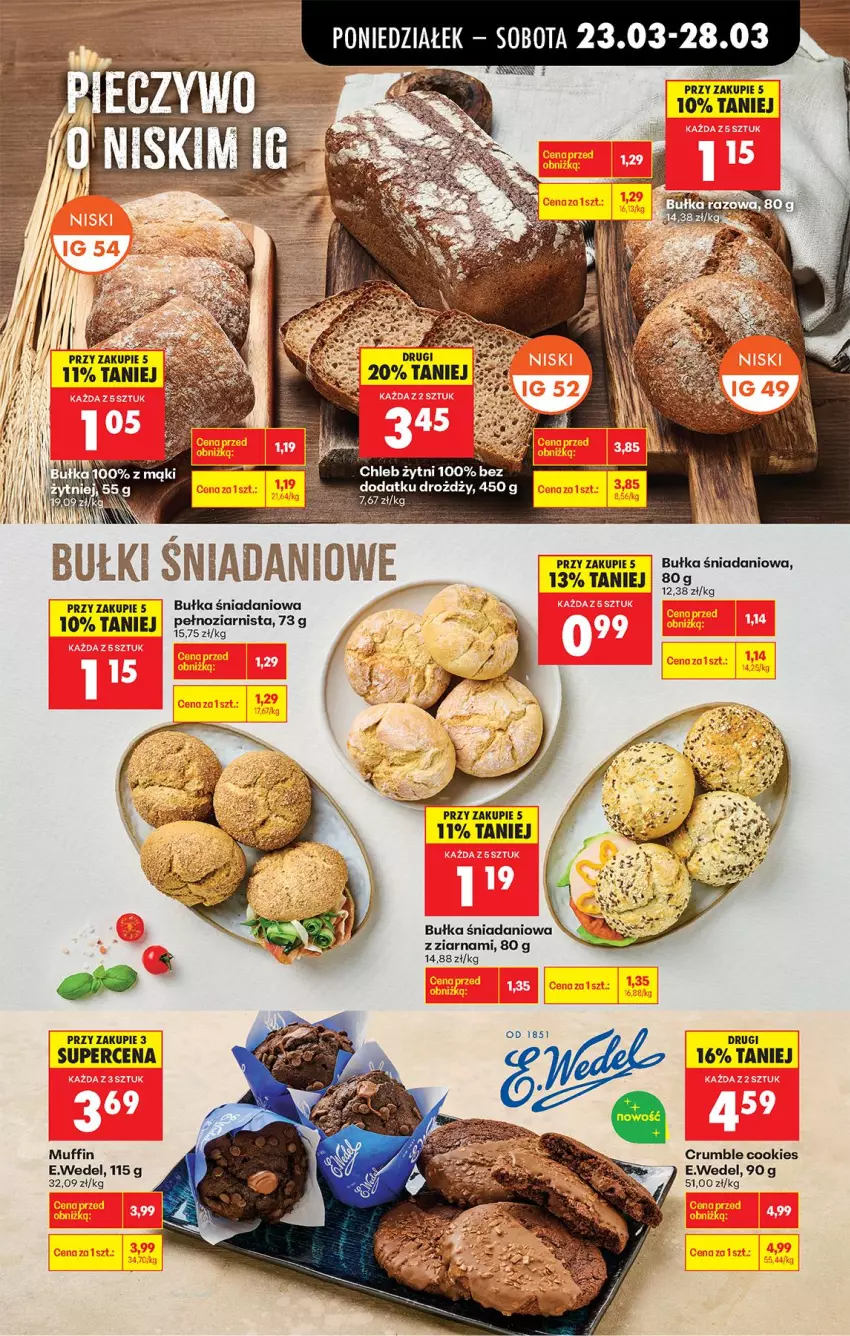 Gazetka promocyjna Biedronka - Od Poniedziałku - ważna 23.03 do 29.03.2026 - strona 47 - produkty: Bułka, Chleb, Danio, Rum