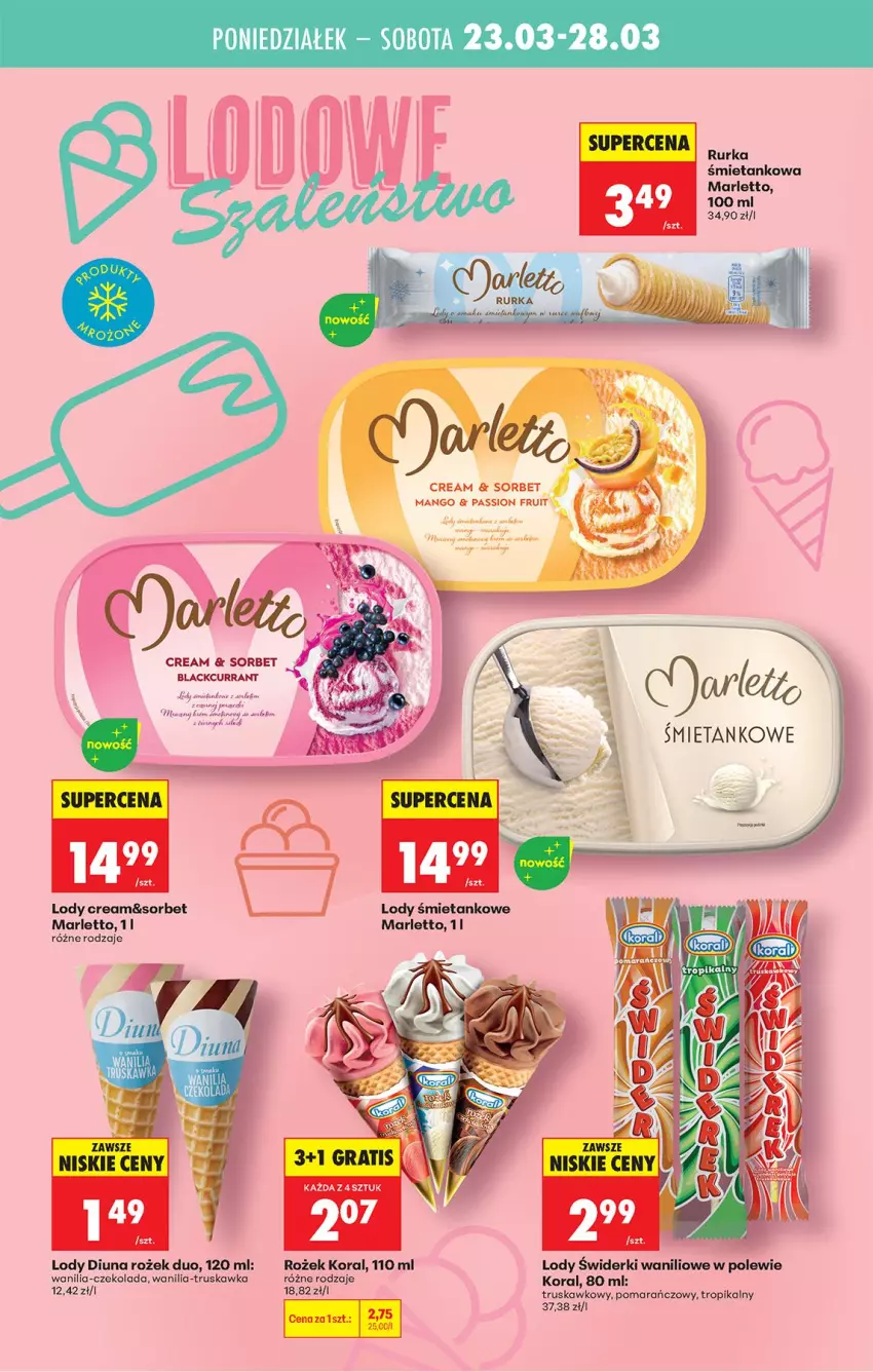 Gazetka promocyjna Biedronka - Od Poniedziałku - ważna 23.03 do 29.03.2026 - strona 64 - produkty: Czekolada, Fa, Lack, Lody, Mango