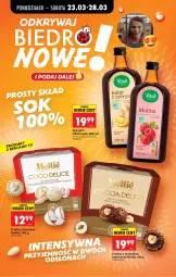 Gazetka promocyjna Biedronka - Od Poniedziałku - Gazetka - ważna od 29.03 do 29.03.2026 - strona 20 - produkty: Sok, Praliny, Kokos, Imbir