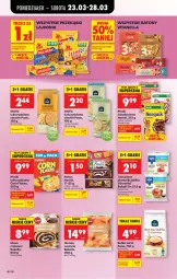 Gazetka promocyjna Biedronka - Od Poniedziałku - Gazetka - ważna od 29.03 do 29.03.2026 - strona 70 - produkty: Corn flakes, Ser, Lajkonik, Gra, Nesquik, Tera, Wafle, Tarta, Plasterki, Baton, Danio, Bułka tarta, Bułka, Jabłka