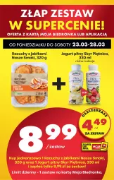 Gazetka promocyjna Biedronka - Od Poniedziałku - Gazetka - ważna od 29.03 do 29.03.2026 - strona 96 - produkty: Piątnica, Jogurt, Jogurt pitny, Jabłka