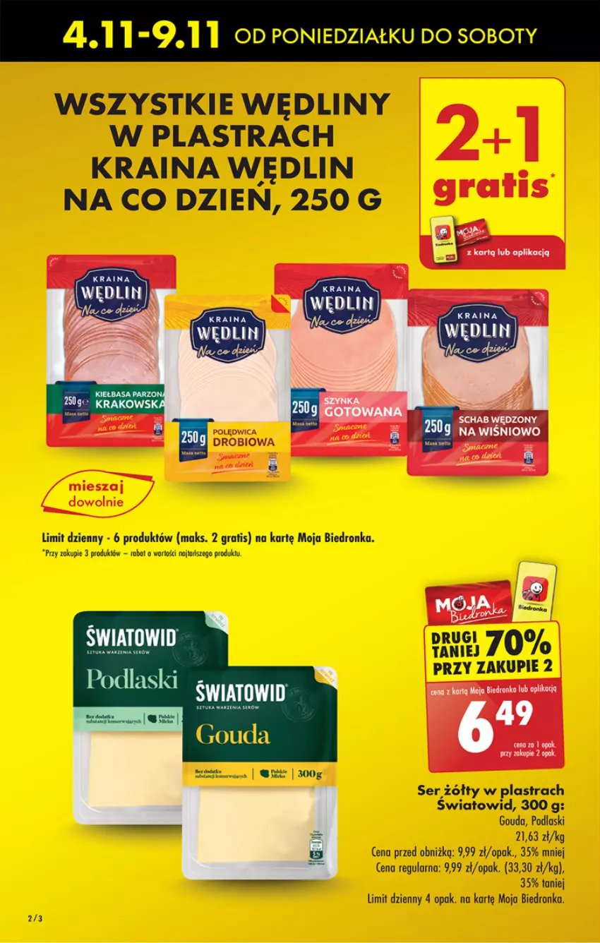 Gazetka promocyjna Biedronka - Od Czwartku - ważna 07.11 do 13.11.2024 - strona 2 - produkty: Gouda, Gra, Podlaski, Ser