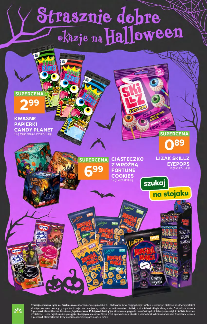 Gazetka promocyjna Stokrotka - Supermarket - ważna 22.10 do 28.10.2026 - strona 48 - produkty: Candy, Mięso, Optima, Owoce, Papier, Warzywa