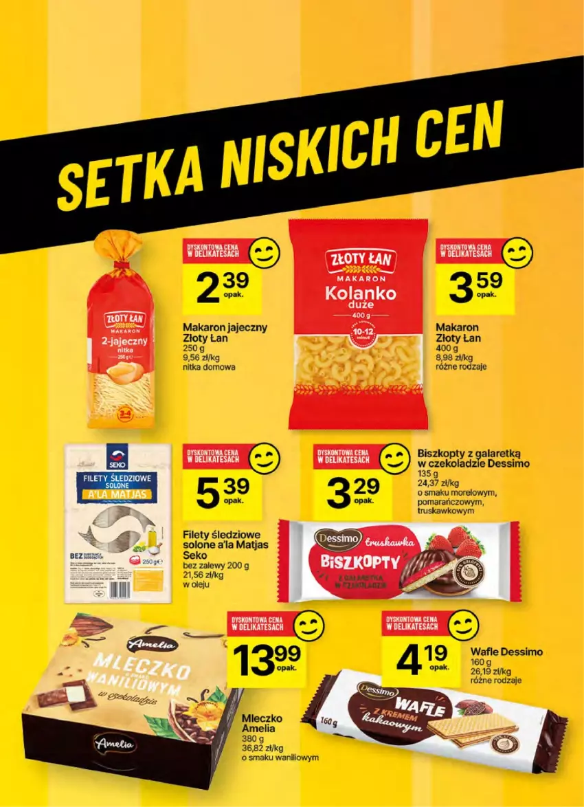 Gazetka promocyjna Delikatesy Centrum - NOWA GAZETKA Delikatesy Centrum od 26 grudnia! 26-31.12.2024 - ważna 26.12 do 31.12.2024 - strona 54 - produkty: Biszkopty, Gala, LG, Makaron, Matjas, Miecz, Olej, SEKO