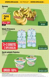 Gazetka promocyjna Stokrotka - Market - Gazetka - ważna od 06.03 do 06.03.2024 - strona 3 - produkty: Serek wiejski, Banany, Warzywa, Sok, Ser, Por, Gra, Piątnica, Primavera, Serek, Prima, Owoce, Woda, Mięso