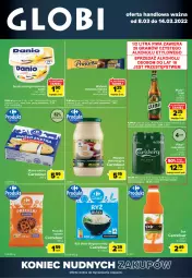 Gazetka promocyjna Carrefour - Gazetka Globi - Gazetka - ważna od 14.03 do 14.03.2022 - strona 1 - produkty: Piwa, Piwo, Majonez, Princessa, Sok, Ser, Ryż, Gra, Kosz, Serek homogenizowany, Serek, Carlsberg, Danio, Precelki, Masło, Ryż biały