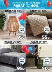 Gazetka promocyjna Jysk - Oferta tygodnia - Gazetka - ważna od 26.04 do 26.04.2022 - strona 3 - produkty: Koc, Wazon, Narzuta, Lampa podłogowa, Felix, Lampa, Fa