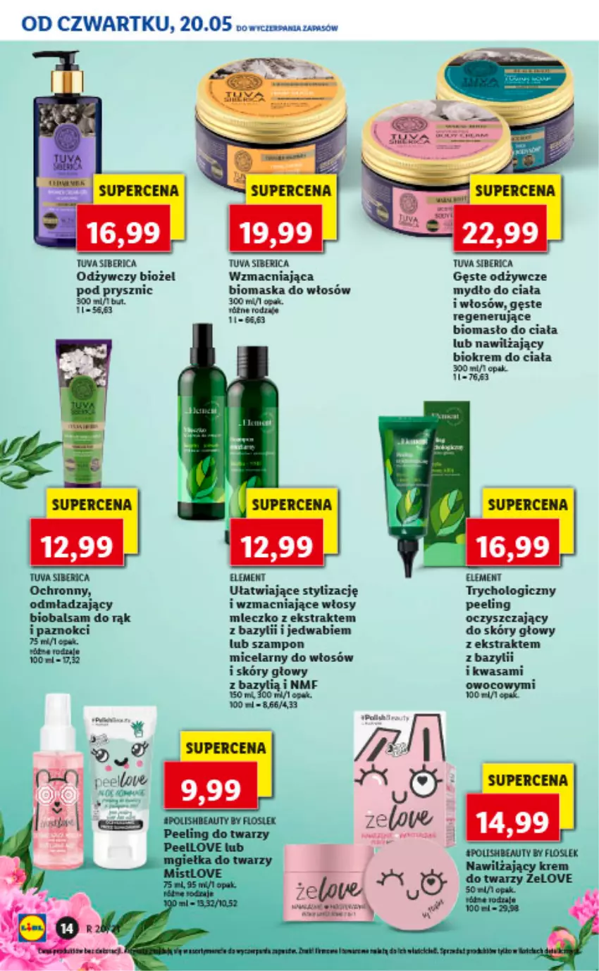 Gazetka promocyjna Lidl - KATALOG KOSMETYCZNY DROGERII LIDLA - ważna 20.05 do 26.05.2021 - strona 14 - produkty: Bazyl, BIC, Krem do ciała, Masło, Masło do ciała, Mleczko, Mydło, Szampon